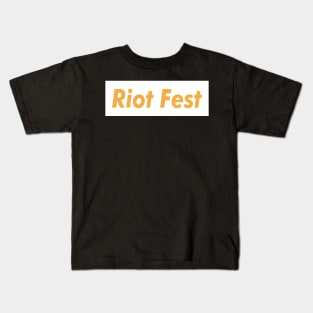 Riot Fest Meat Brown Kids T-Shirt